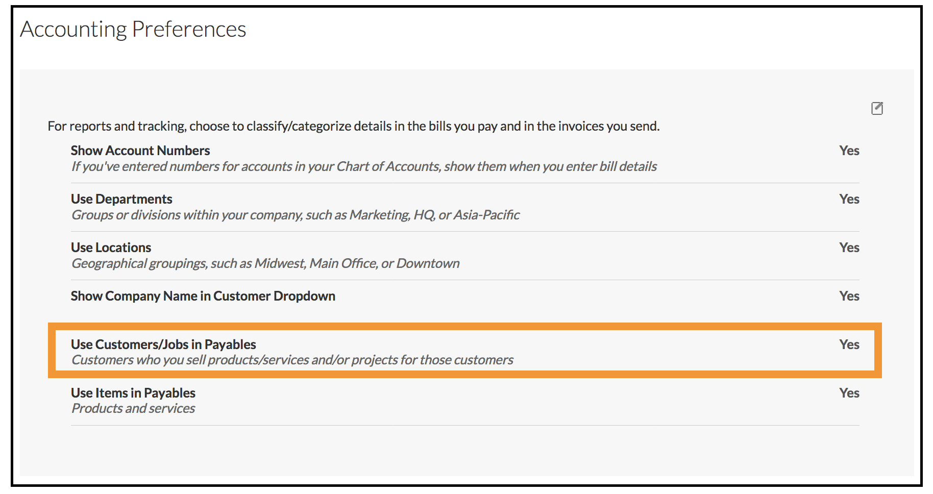 quickbooks for mac billable field